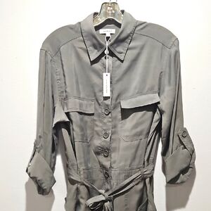 Max Studio Women's sage jumpsuit size large